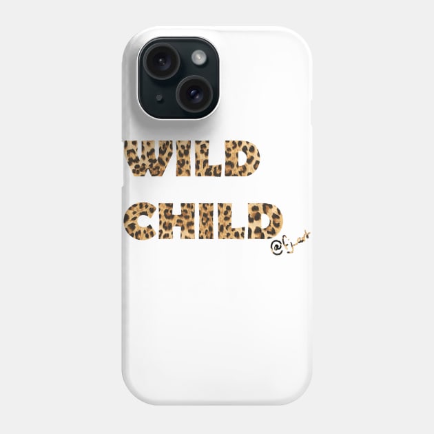 Wild Child Phone Case by fjart