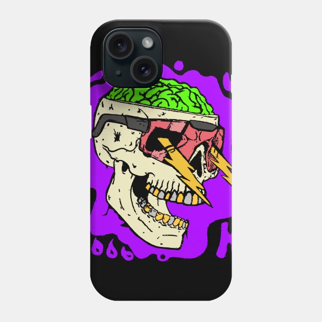 Skull funny, skull funny design, Phone Case by Store -smitch