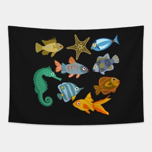 Tropical Fish Tapestry