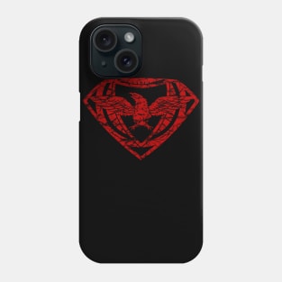 EagleMan Crest (Red) Phone Case