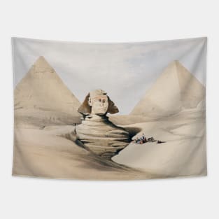 Sphinx and the Pyramids of Egypt Tapestry