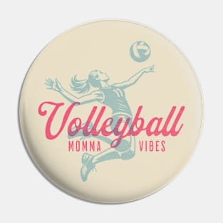 Volleyball Momma Vibes (Coastal) Pin