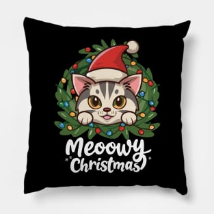 MEOOWY CHRISTMAS cat christmas Pillow