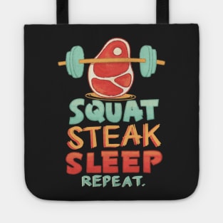 Squat Steak Sleep Tote