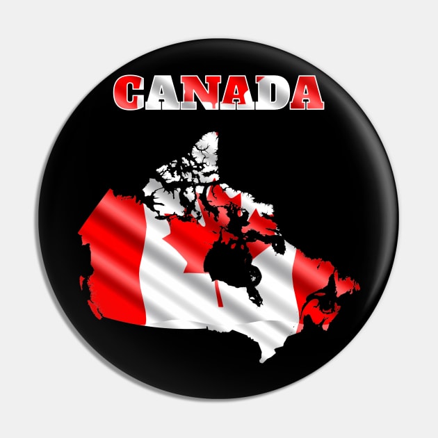 Canada map flag Pin by maro_00