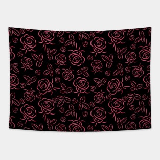 Roses pattern Tapestry