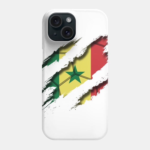 Senegal Football Phone Case by blackcheetah