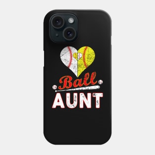 Ball Aunt Softball Player Phone Case