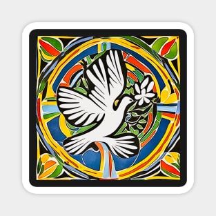 Dove of Peace-Matisse inspired Magnet