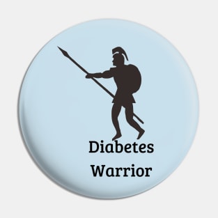 Diabetes Warrior Pin