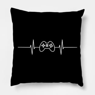 Joypad Heartbeat - White design Pillow