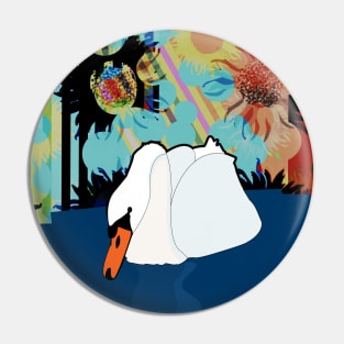 White Swan Pin