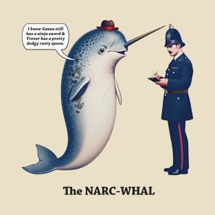 The NARC-WHAL - British vintage T-Shirt