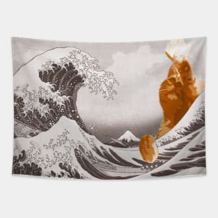 The Great Wave of Catagawa 2 Tapestry