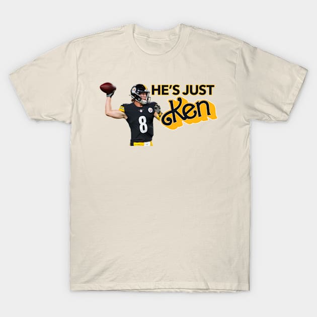 DCremunoDesigns He's Just Ken - Kenny Pickett Steelers T-Shirt