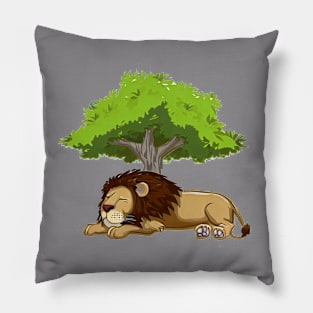 Sleeping Lion Pillow