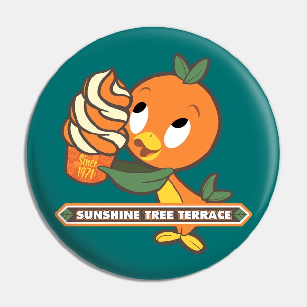 Florida Orange Bird - Sunshine Tree Terrace Pin by The Dept. Of Citrus