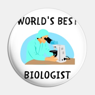 World's best biologist Pin