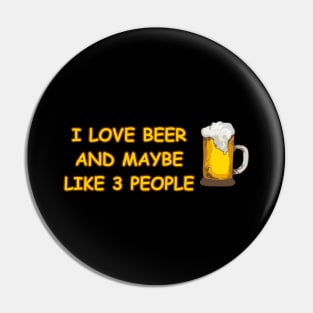 I love Beer Pin