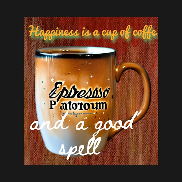 Happiness is a cup of coffee and a good spell. by Fificole