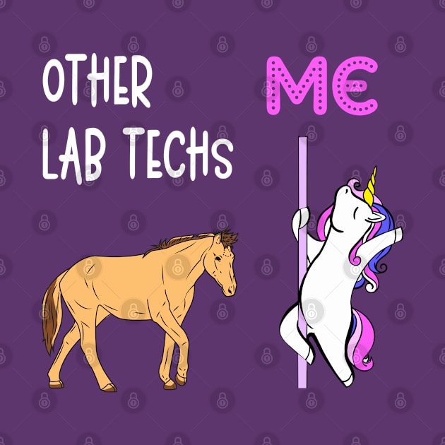 Lab Tech - Unicorn & Horse Design by best-vibes-only