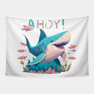 Cute Shark Tapestry