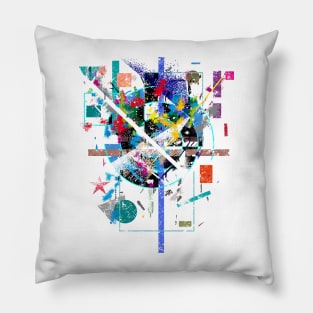 Abstract - Wild Geometry - Freestyle Pillow