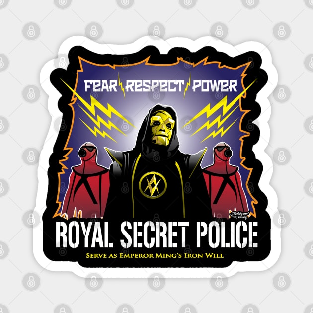 Royal Secret Police Magnet by Illustratorator