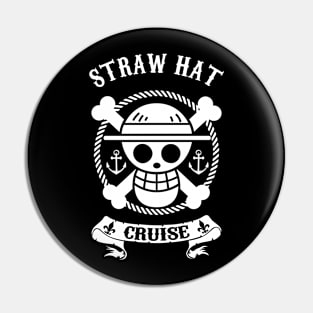 straw hat one piece anime Pin