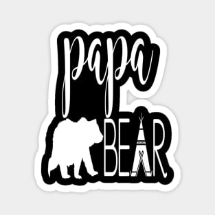 Bear Papa Fathers Day Magnet