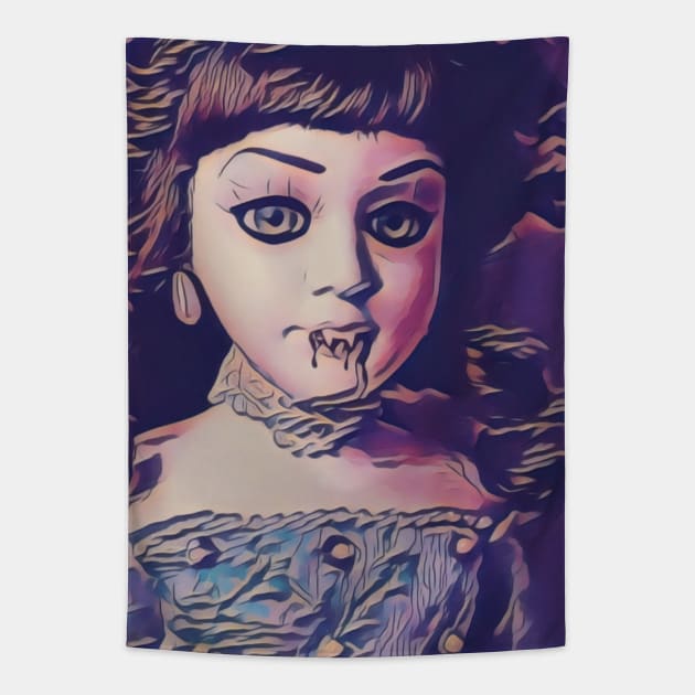 Vampire Lady Tapestry by ReanimatedStore