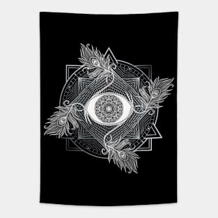 Divine Masculine Sacred Geometry Design Tapestry