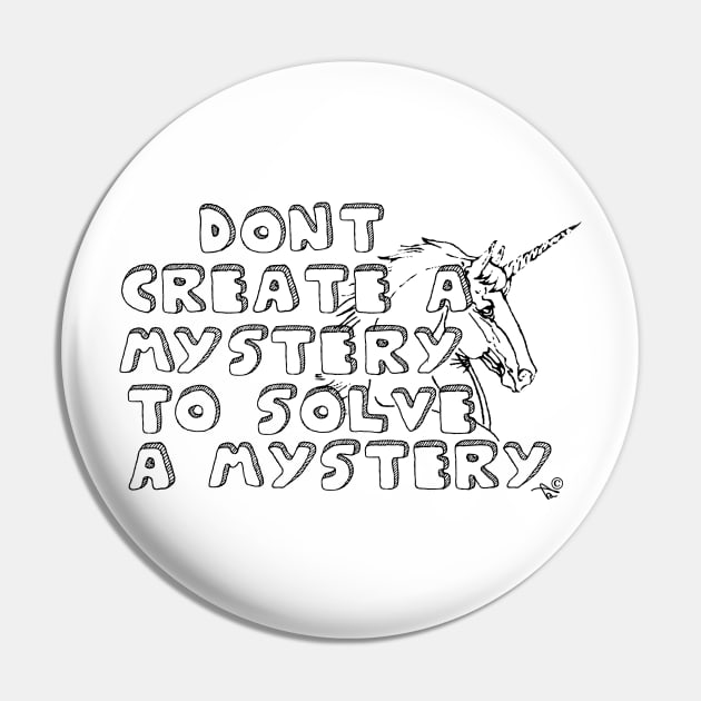 A Question from a Non-believer by Tai's Tees Pin by TaizTeez