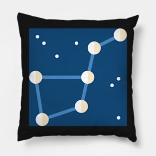 constellation icon sticker Pillow