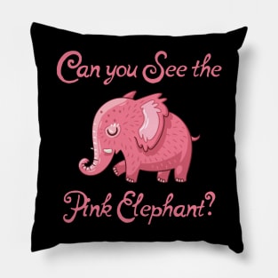 pink Elephant Pillow