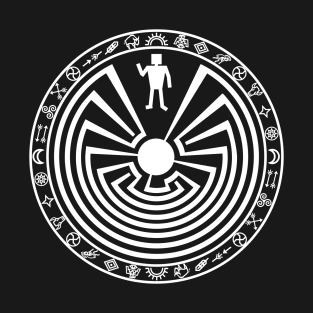 Man in the Maze [white] T-Shirt