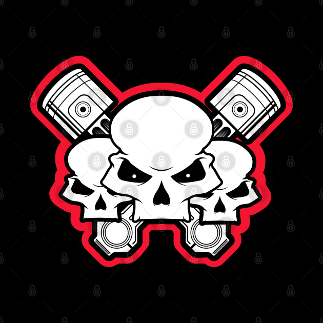 Badass Skull Squad by PosterpartyCo