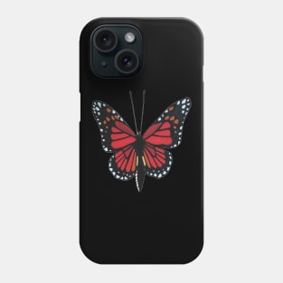 Butterfly 02i, transparent background Phone Case