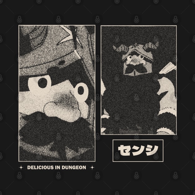 Senshi Gloomy Halftone Fanart Design by Gloomeeey