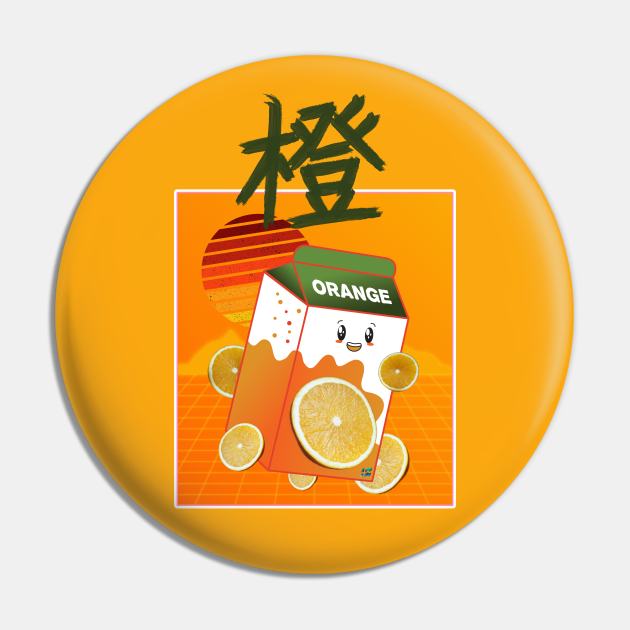 GeorgeNotGound Japanese Anime Orange Juice Box - Orange Juice Box - Pin | TeePublic GeorgeNotGound Japanese Anime Orange Juice Box - Orange Juice Box - Pin | TeePublic