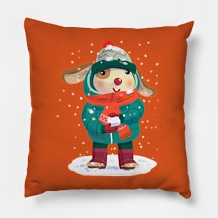 Bob gioca con la neve Pillow