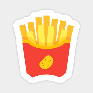 French Fries Pattern Magnet