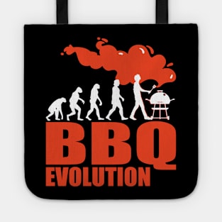 BBQ Barbecue Evolution Funny Grill Tote