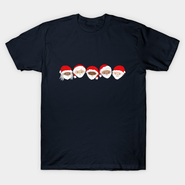 Discover Happy Santas - Santa - T-Shirt