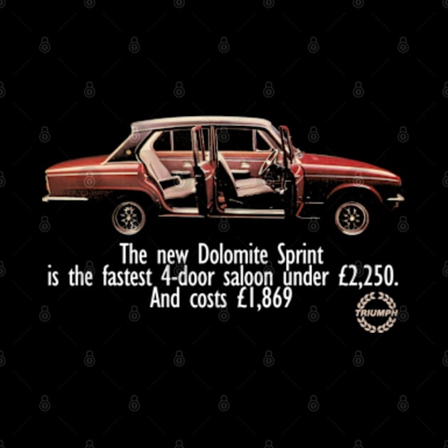 TRIUMPH DOLOMITE SPRINT - advert by Throwback Motors