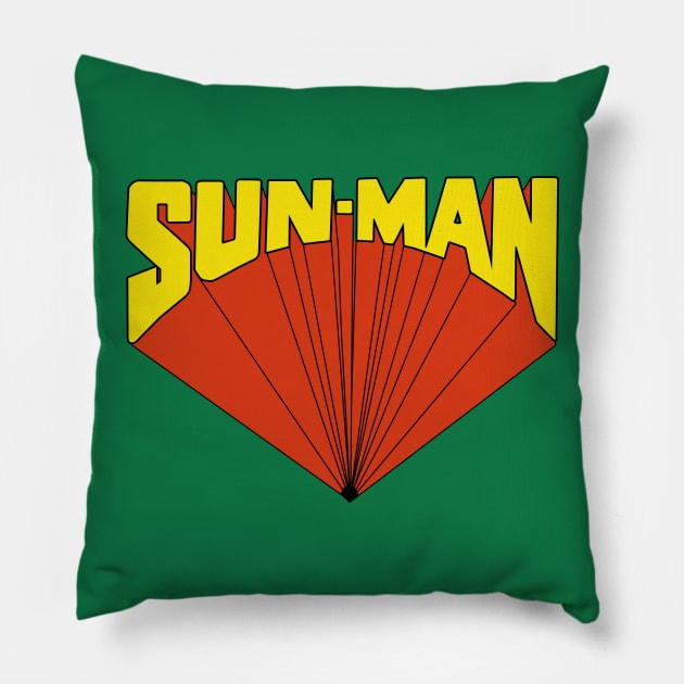 Sun-Man | Rulers of the Sun | Yla Eason | Olmec | Olmec Corporation Pillow by japonesvoador