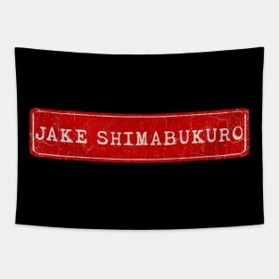 vintage retro plate Jake Shimabukuro Tapestry