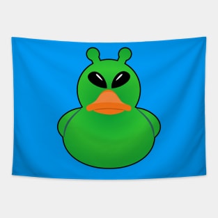 Alien Rubber Duck Tapestry