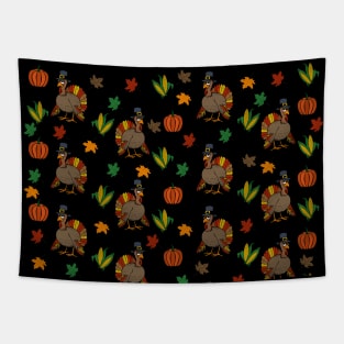 Thanksgiving Turkey pattern Tapestry