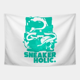 Sneaker Holic Clear Jade Retro Sneaker Tapestry